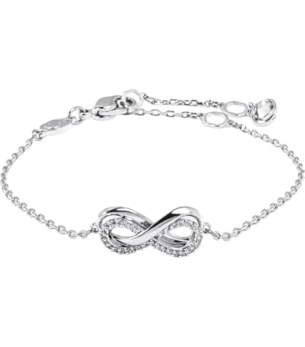 スワロフスキー Angelic Round ブレスレット 5567934 Una Angelic bracelet, Mixed round cuts, White, Rhodium
